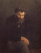 Ilia Efimovich Repin Shishkin portrait painting